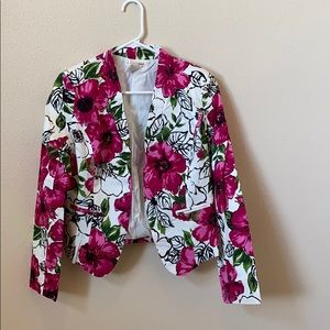 Floral blazer